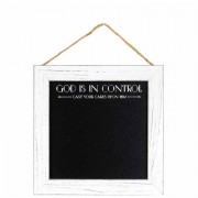 Framed Wall Art Chlkbrd God Is In 13x13 Od