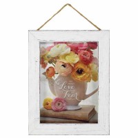 Framed Wall Art Teapot/flower But 11x14 Od