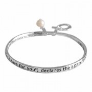Bracelet Silver Plated 7 Mobius Lord's Prayer