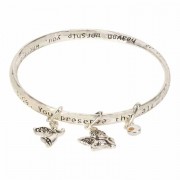 Bracelet-guardian Angel Mobius Silver Plated