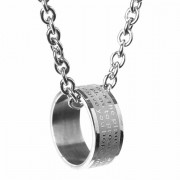 Necklace jer29:11 Ring Sz 6 Stainless Steel -18 Inches Ch
