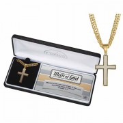 Necklace mog Stainless Steel 2tone 1 Box Cr-24 Inches Ch