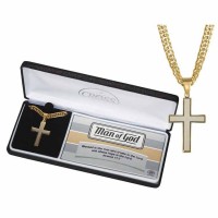 Necklace mog Stainless Steel 2tone 1 Box Cr-24 Inches Ch