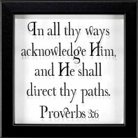 2pk -Framed Wall Art In All Thy Ways 10x10 Od - (Pack of 2)