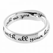 Ring Prov 3:5 Wide Mob Silver Plated - (Pack of 2)