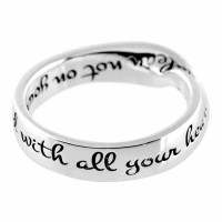 2pk -Ring Prov 3:5 Wide Mob Silver Plated - (Pack of 2)