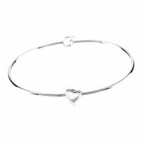 2pk -Bracelet Silver Plated No Greater Love Hrt-fcs - (Pack of 2) 2pk -Bracelet Silver Plated No Greater Love Hrt-fcs - (Pack of 2)