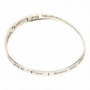 Bracelet Jeremiah 29:11 Wide Mobius Silver Plated