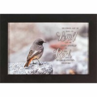 Framed Wall Art Sing To Lord Ps 95:1 Wd/gls