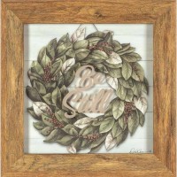 Framed Wall Art Bay Leaf Ps 46:10 Wd/gls 12x12 Framed Wall Art Bay Leaf Ps 46:10 Wd/gls 12x12