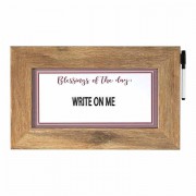 Framed Wall Art Blessings Wd/gls 12x6