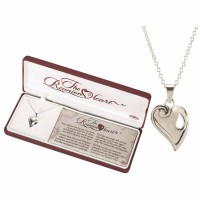 Necklace ss Reunion Heart-18 Inches Ss Cable