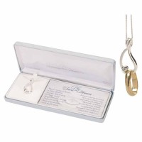 Necklace No Tears Tear Ring Holder Silver Plated 24 Inches Necklace No Tears Tear Ring Holder Silver Plated 24 Inches