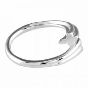 Ring My 1st Comm Tube Cross Silver Plated Sz 4 - (Pack of 2)