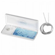 Necklace Silver Plated My Journey..mobius-18 Inches