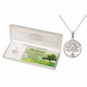 Necklace tree/life Dear Grandma Silver Plated-18 Inches Ch