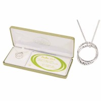 Necklace ps23:6 Double Mobius-Silver Plated-18 Inches Ch