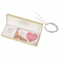 Necklace forevering Mom Silver Plated Sz 7-18 Inches Ch