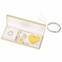 Necklace forevering Sister Silver Plated Sz 7-18 Inches