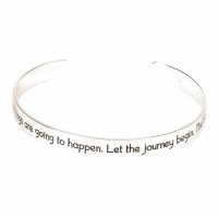 Bracelet Dream Big Cuff Silver Plated