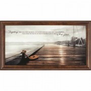 Framed Wall Art Newport Dock Phil 3:13-14 Wd