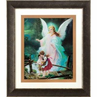 Framed Wall Art Guardian Angel 29x33