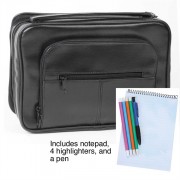 Deluxe Organizer Black w/Stationary Large