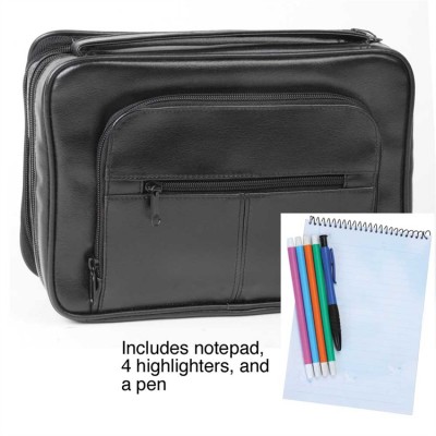 Deluxe Organizer Black w/Stationary Large - 836601005249 - 9006L