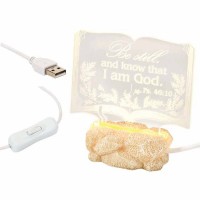 2pk -Light Up Good Shepherd Acry 4.125 Inches - Nite light - (Pack of 2)