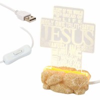 2pk -Light Up Lighthouse Jn.8:12 Acry 4.125 Inches - Nite light - (Pack of 2)