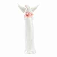 2pk -Angel W/Pink Bouquet Porcln 6 - Figurine - (Pack of 2) 2pk -Angel W/Pink Bouquet Porcln 6 - Figurine - (Pack of 2)