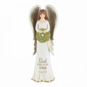 Angel Wreath A Friend Loves Resin Prov.17 - Figurine - (Pack of 2)