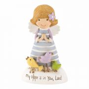 Angel Figurine Hope Resin 2.5 Inches