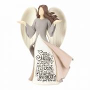 Angel Then Sings My Soul Resin 7.25 Inches H