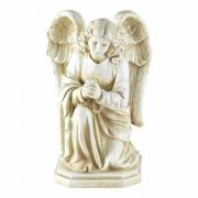 Angel Kneeling Praying Resin 19.5 Inches - Figurine