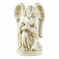 Angel Kneeling Praying Resin 19.5 Inches - Figurine Angel Kneeling Praying Resin 19.5 Inches - Figurine