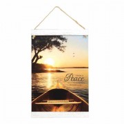 Art Board Sunset On The Lake A Heart Of Mdf