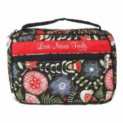 Bible Cover Love Never Fails Quilted Cotton