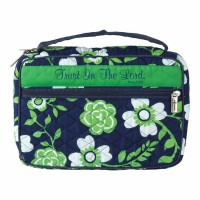 Bible Cover Trust In The Lord Quilted Cotton