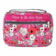Bible Cover Rejoice In The Quilted Cotton Lp