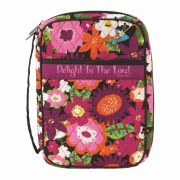 Bible Cover Delight In The L Quilted Cotton Lp