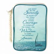 Bible Cover Serenity Prayer Canvas Thinline