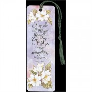 12pk -Bookmark I Can Do All Things Through Christ Tassel Pack of 12