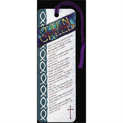 Bookmark Teen Creed Tassel Pack of 12 - 603799166249 - BKM-1043