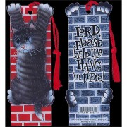 12pk -Bookmark Lord Help Me Tassel Cat Pack of 12