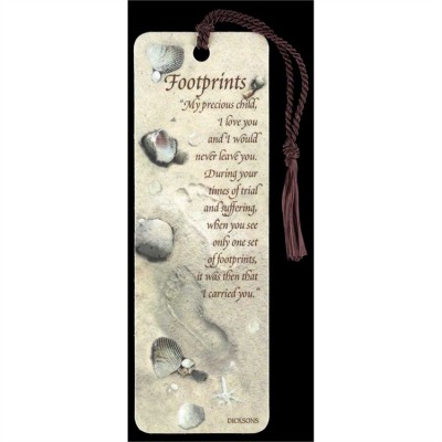 Bookmark Tassel Footprints 12 Pack - 603799124553 - BKM-1266
