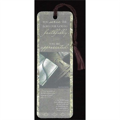 Bookmark You Serve The Lord Our God So Faithfully Pack of 12 - 603799254496 - BKM-1466