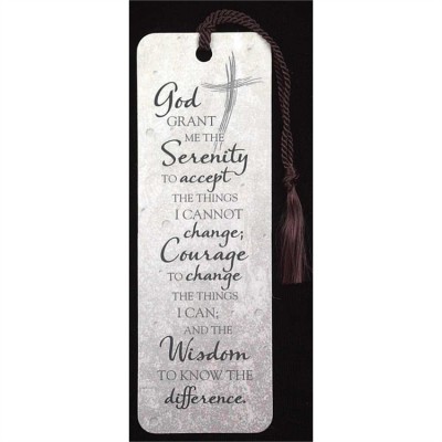 Bookmark Tassel Serenity Prayer 12-Pack - 603799255431 - BKM-1467