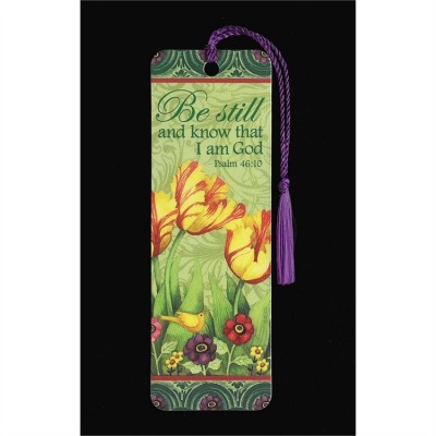 Bookmark Tassel Be Still And Know (Pack of 12) - 603799298896 - BKM-1544