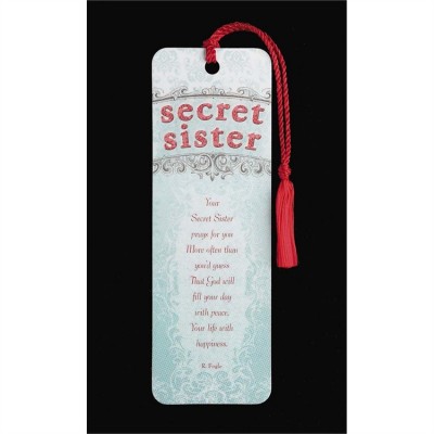 Bookmark Tassel Secret Sister Pack of 12 - 603799290005 - BKM-1549